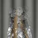 3 x Gyufise 12Pcs Happy Father's Day Centerpiece Sticks Assembled Glitter Love Heart Love Dad Best Dad Table Centerpiece Sticks for Father's Day Theme Men Birthday Party Supplies Silver