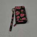 Compatible for iPhone 15 Phone Case Wallet for Women MenWristlets Zipper Leather Wallet Flip CaseRFID Blocking Card Holder,Detachable Magnetic Cover Case.Black