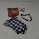 Hudson Baby Unisex Baby Cotton Bodysuits, Brown Navy Mamas Boy 3-Pack, 0-3 Months