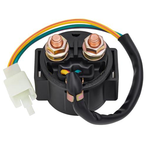 AHL Starter Solenoid Relay for 4-Stroke GY6 Engine 50cc 70cc 90cc 100cc 150cc 200cc 250cc ATV Dirt Bikes Scooters Go Kart Dne Buggys Quad 4 Wheelers Pit Bike Moped Roketa SSR Taotao Sunl Coolster
