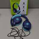 Seenda Active Noise Cancelling Headphones for Kids, HEO-303 Bluetooth 5.4 60H Playtime Type C Fast Charging, 74/85/94 dB Safe Volume Limit Headset with Mic for Ipad, Airplane, Travel, Blue