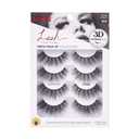KISS Triple Push-Up, False Eyelashes, 'Bombshell', 14mm, Includes 4 Pairs Of Lashes, Easy to Apply, Reusable Lash Clusters