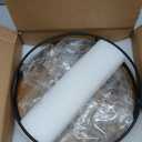 LAMU 9'' Lazy Susan Organizer for Table Top,Wooden Lazy Susan Turntable for Cabinet,Kitchen,Spice Organization,Bathroom Vanity,Rotating Pantry Storage for Table Decor