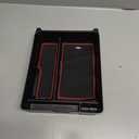 Car Center Console Organizer Tray Armrest Storage Box For Honda Pilot Ridgeline Passport 2023-2025 Interior Accessories(Red)