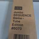 Jax Giant Sequence Game - Tube Edition with Cushioned Mat | Original Sequence Game with Folding Board, 27" x 32" 