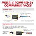 Tenergy 5-in-1 Battery Meter, Intelligent Cell Meter Digital Battery Checker/Balancer for LiPo / LiFePO4 / Li-ion/NiCd/NiMH Battery Packs