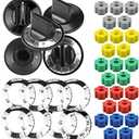 AMI PARTS Electric Range Burner Knob Kit KN002 RKE Electric Range Oven Knob Handle Kit Compatible with Whirlpool Gas Stove Replace TJKN002&RK103.