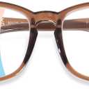 Progressive Multifocal Reading Glasses for Women Men, Square Blue Light Blocking Computer Readers