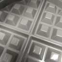 bella FlipnStore Waffle Maker with EverGood™ Ceramic Nonstick Coating, Fitsanywhere™ Kitchenware, Power Indicator Light, Cool Touch Handle & Cord Wrap, 7” Wide & 1" Deep Plates, 1000 Watt, Oatmilk