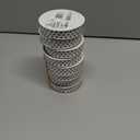 8 x Offray Colored Confetti Dot Grosgrain Craft Ribbon, 5/8-Inch x 9-Feet, White & Black