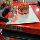 3D Pop Up Birthday Cards with Blow-Out Candle, Music & LED Lights  Interactive Birthday Greeting Card with Cake and Flowers  Unique Birthday Gifts for Women, Men, Kids, Mom, Dad, Friends (Multicolor)