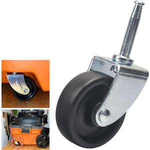 12293 Wet Dry Vacuum Caster Wheel - Shop Vac Replacement Parts Compatible with Ridgid Craftsman Dewalt Wet/Dry Vacuums, Fits for RV1250 RT1200 WD1850M WD1635M CMXEVBE17584 Model 12293 Wet Dry Vacuum Caster Wheel - Shop Vac Replacement Parts Compatible with Ridgid Craftsman Dewalt Wet/Dry Vacuums, Fits for RV1250 RT1200 WD1850M WD1635M CMXEVBE17584 Model