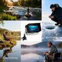 Underwater Camera Fish Finder: 108oP HD Waterproof for Ice/Lake/Sea Fishing| Portable Depth Finders for Boats & Kayaks|Display for Murky Water Conditions