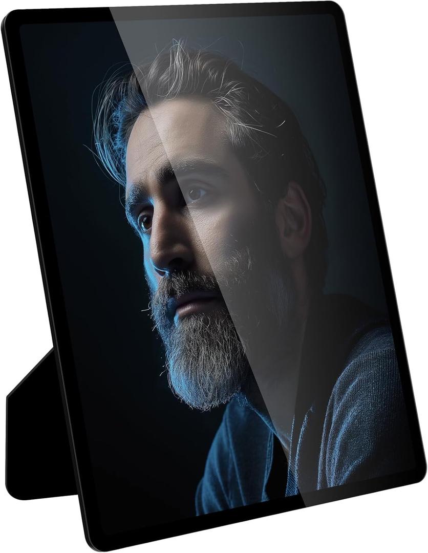 8x10 Picture Frame Black Thin with Round Corners 8 by10 Picture Frame Standing, Picture Frames 10x8 Great for hanging wall and tabletop(8x10,black)