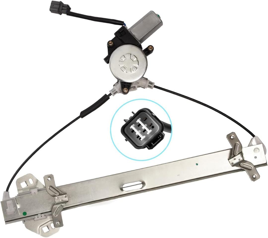 TUCAREST 741-307 Front Right Power Window Lift Regulator With Motor Assembly (Passenger Side;Sedan 4-Door Only) Compatible With 2003 2004 2005 2006 2007 Ho-nda Accord [# 72210SDAA02]