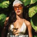 VANLINKER Retro 70s Square Aviator Sunglasses for Women Men Vintage Trendy Rectangle Sun Glasses VL9816