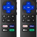 Pack of 2 Compatible with Roku TV remotes-Roku Remote Replacement Compatible with Hisense, Onn, Sharp, Phillips, Element, Insignia, RCA, Sanyo, LG, JVC, and Westinghouse Series Roku smart TVs.