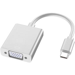 USB C to VGA Adapter, Thunderbolt 3 (Type-C) Male to VGA Female Adapter Compatible with Google Chromebook Pixel Mac Book Pro 2020,2019,2018, Lenovo 900