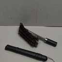 GRILLART Grill Brush and Scraper,18 Inch BBQ Grill Cleaning Brush Kit, Safe Wire Scrubber, Universal Fit BBQ Cleaner Accessories for All Grates (Matt Black)