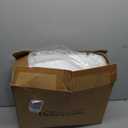 Three Geese White Goose Feather & Cotton Pillows Queen/Standard Size Set of 2 - Soft 600 Thread Count 100% Cotton, Medium Firm, Soft Support, White Solid