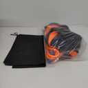 Fall Protection Premium Safety Harness with Shock Absorbing Lanyard, Vented & Padded Shoulder, Legs & Back - Upgrade 4 Quick Buckles (Orange)