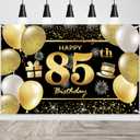 85th Happy Birthday Banner - Decorations for Men - Party Backdrop