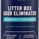 Rocco & Roxie Litter Box Odor Eliminator, Best Natural Urine Deodorizer, Cat Box Deodorizer, Smell Control, Odor Absorber, Safe for Kitty, 12 oz