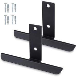 1 pc Geelin Weighted Vest Hanger Wall Mount 200 lb Heavy Duty Tactical Vest Hanger Multipurpose Steel Body Armor Plate Carrier Holder Hooks for Police Home Gym Accessories Tactical Gear Backpack(Black)