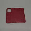 Arae Compatible with iPhone 13 Wallet Case with Card Holder and Wrist Strap for Women and Men Phone Case Flip Cover for iPhone 13 6.1 inch-Black