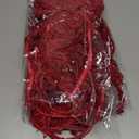 12 Pcs Dried Amaranthus Hanging Flowers Natural Artificial Amaranthus Dyed Flowers for Wedding Arch Bouquet Floral Garland Home Wall Decor (23 Inch,Red)