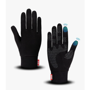 Aegend Lightweight Running Gloves - Warm Mittens Liners for Women & Men, Touch Screen, Cycling & Sports Compression Gloves for Winter, Early Spring or Fall,