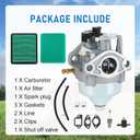 16100-Z9L-811 Carburetor Replacement For Honda GCV170LA GCV200LA HRN216 HRX217 Lawn Mowers, Include Air Filter
