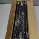 MEXAU 2 Pack Spring Tension Curtain Rods 31-76 Inch Black Shower Curtain Rod No Drilling Adjustable Spring Loaded Curtain Rods 7/8" Diameter Shower Rods for Window Bathroom Closet Doorway Door