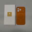 Miracase Magnetic for iPhone 17 Pro Case, Compatible with MagSafe, Integrated Silicone Camera Control Cover, 3.0mm Thicken Shockproof Drop Protection Phone Case for 17 Pro,Orange