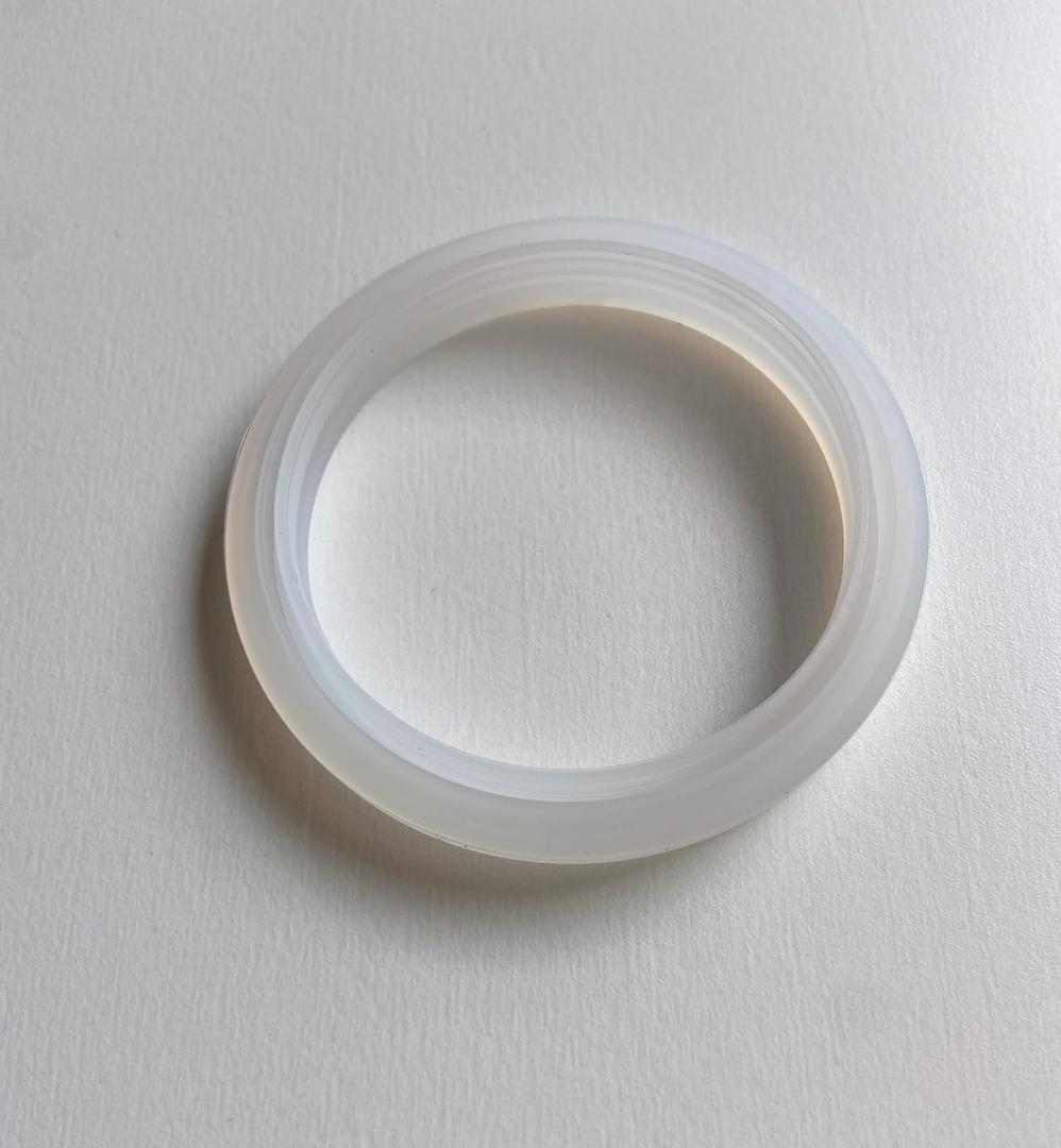 51mm Silicone Gasket Sealing Ring Compatible with Delonghi Dedica EC680/EC685/EC885/EC890/EC950,La Specialista EC9335M/EC9355M/EC9665M Espresso Machines Gasket Replacement BPA Free-2Pcs