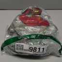 4 Pcs Small Mini Christmas Wreaths for Kitchen Cabinets, Frosted Cedar Christmas Candle Rings Wreath for Pillars Kitchen Cabinet Windows, Centerpieces Table Decorations