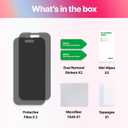 SIELO 2PACK Privacy Screen Protector for Galaxy 24 Plus, Anti-Scratch, Anti-Fingerprint, Anti-Shatter, Touch Sensitive, PET Film, Blue Light Block, Easy Install, 9H Hardness