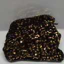 GRACE KARIN Sequin Dress for Women Sleeveless Sparkly Glitter Halter Dress Bodycon Mini Club Dresses 2025 (Medium, Black Gold)