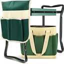 Garden Kneeler and Seat Heavy Duty, Upgraded Widened and Thickened Gardening Stools for Seniors, Foldable Gardening Bench Ergonomic Design, Effective Relief of Knee and Back Pain, Gift for Gardeners