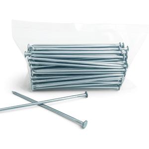 Turf Nails 6" Galvanized  Heavy-Duty Fasteners for Synthetic Grass, Landscaping, and Ground Cover Stakes, 140-Pack