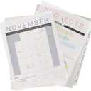 Avery Durable Plastic 8-Tab Insertable Big Tab Dividers for 3 Ring Binders, Clear, 1 Set (11836)