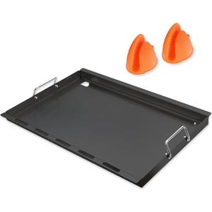 SafBbcue Full Size Griddle Inserts for Home Depot Nexgrill 720-0830H 720-0888 720-0783E Flat Top Griddle for Nexgrill Replacement Parts 720-0830 720-0958 720-0670A 720-0830D, Carbon Steel