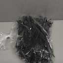 Shimeyao 100 Pcs Peg Board Shelving Hooks Stainless Steel Hanging Board Pegs Wall Display Hooks Bulk for 1/8 1/4 Garage Storage Organizer Accessories(8 Inch,Black)