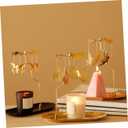 Beaupretty Rotary Candle Holder Fairy Rotating Candle Holder Flying Angels Tea Lights with Tray Candlestick Ornament for Wedding Party Christmas Festival Home Decor