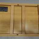 Utoplike Acacia Bed Tray Table for Eating, Large Breakfast Tray with Folding Legs, Wood Serving Trays for Laptop Working