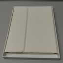 kenke for iPad 11/10th Gen Case with Keyboard 11/10.9 inch 2025 A16/2022, Detachable Wireless Bluetooth with Right Side Pencil Holder, Multi-Touch Trackpad Backlit Square Gray Keycaps (Cream)