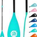 niphean Sup Paddle, Adjustable Paddle Board Paddles, Lightweight Kayak Paddle, Detachable Stand Up Paddle Board Accessories Oars with Aluminum Alloy Shaft and Fiberglass Blade, 3 Piece