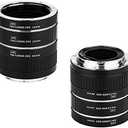 JJC EF & EF-S Mount Auto Focus Extension Tube Set for Canon EOS 90D 80D 70D 60D 77D Rebel T6 T7 T5 T8i T7i T6i T6s T5i T4i SL3 SL2 EOS 6D Mark II 7D Mark II 5D Mark IV III 5Ds R 1Dx Mark II and More