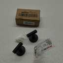 JQK Black Bathroom Towel Hook, Coat Robe Clothes Hook for Bathroom Kitchen Garage Wall Mounted (2 Pack), 304 Stainless Steel Matte Black, TH100-PB-P2