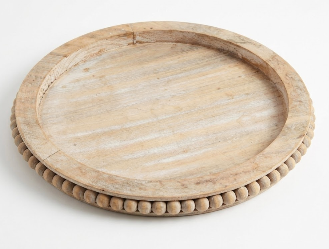 Oval Tray for Coffee Table Decor, 15" Concrete Tray, Table Centerpieces Decorative Trays for Home Decor, Modern Decorative Trays for Coffee Tables, Centerpiece Trays